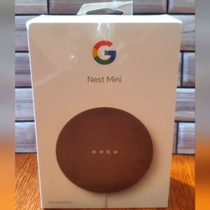 BRAND NEW Never Opened Google Nest Mini (2nd Generation) Smart Speaker Black